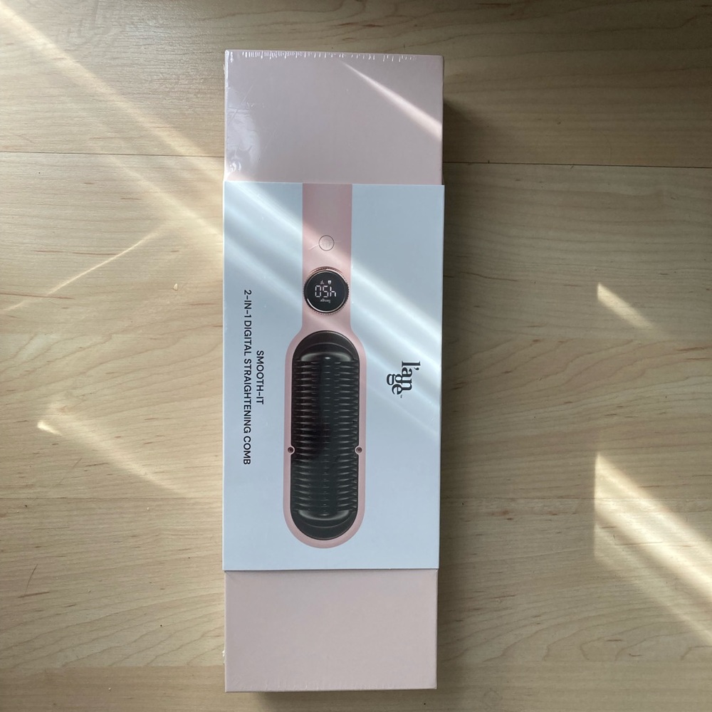 L’Ange Pink 2-in-1 Digital Straightening Comb - Picture 2 of 3